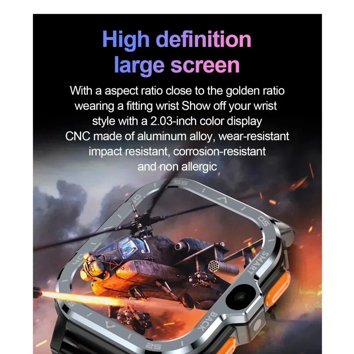 PGD 신형 안드로이드 스마트워치 남성용 GPS 16G/64G ROM 저장용량 HD 듀얼 카메라 NFC 2G 4G SIM 카드 WIFI 무선 빠른 인터넷 접속