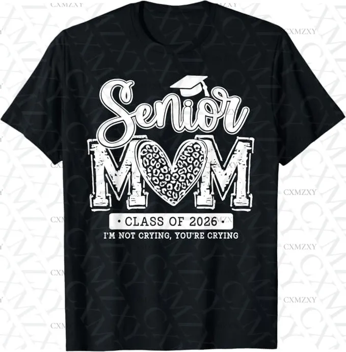

Senior Mom Class Of 2026 Senior Mama 2026 100% Cotton T Shirt
