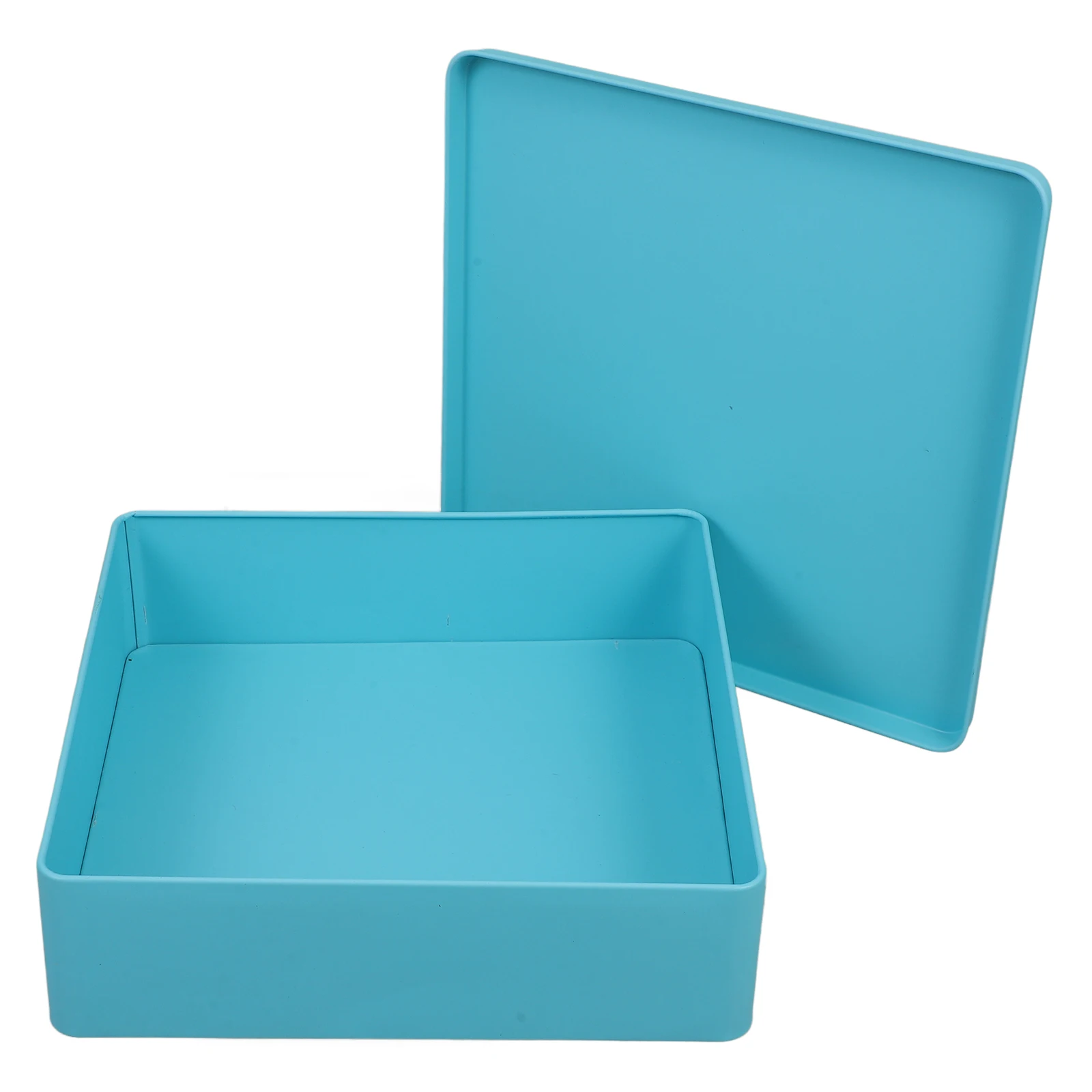 

Extra Large Square Metal Seal Tinplate Tin Box Halloween Kitchen Storage Container Space Saving Empty Tin Can For Presents