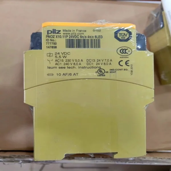 

Реле безопасности X1011p 24 В постоянного тока 6 н/о 4 н/с 6 светодиодов 777750 Совершенно новый оригинальный точечный ПЛК