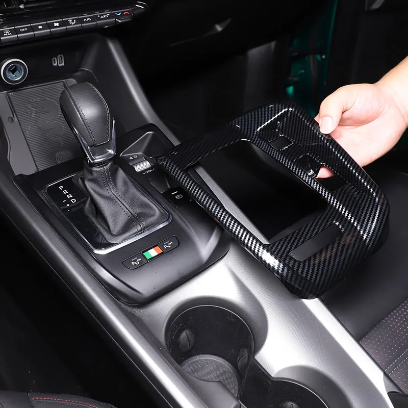 

ABS углеродное волокно для Alfa Romeo Tonale 2022 2023, автомобильная центральная панель управления переключением передач, рамка, декоративные наклейки, автомобильные аксессуары