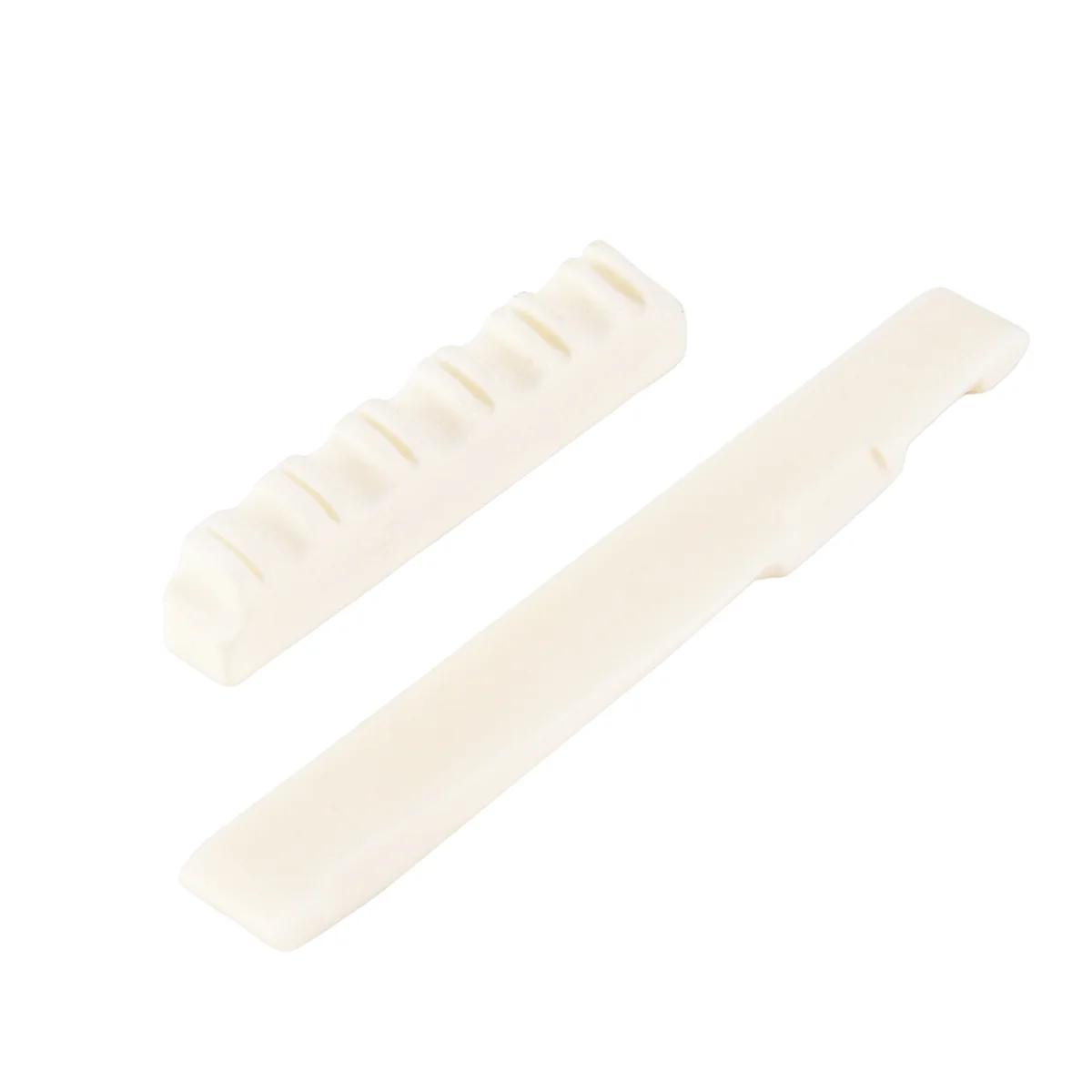 1Set Ivory Bone Bridge Saddle And Nut For 6 String Acoustic Guitar