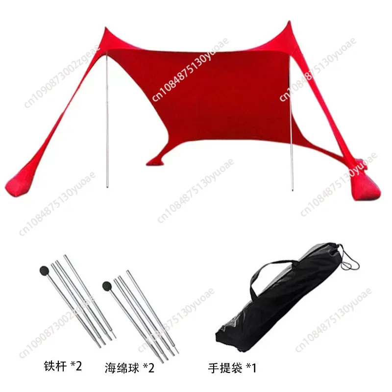 Camping Tent Windproof Pop Up Awning Outdoor Beach Sun Shade UV Ultralight Beach Canopy Tents For Camping Fishing Picnics
