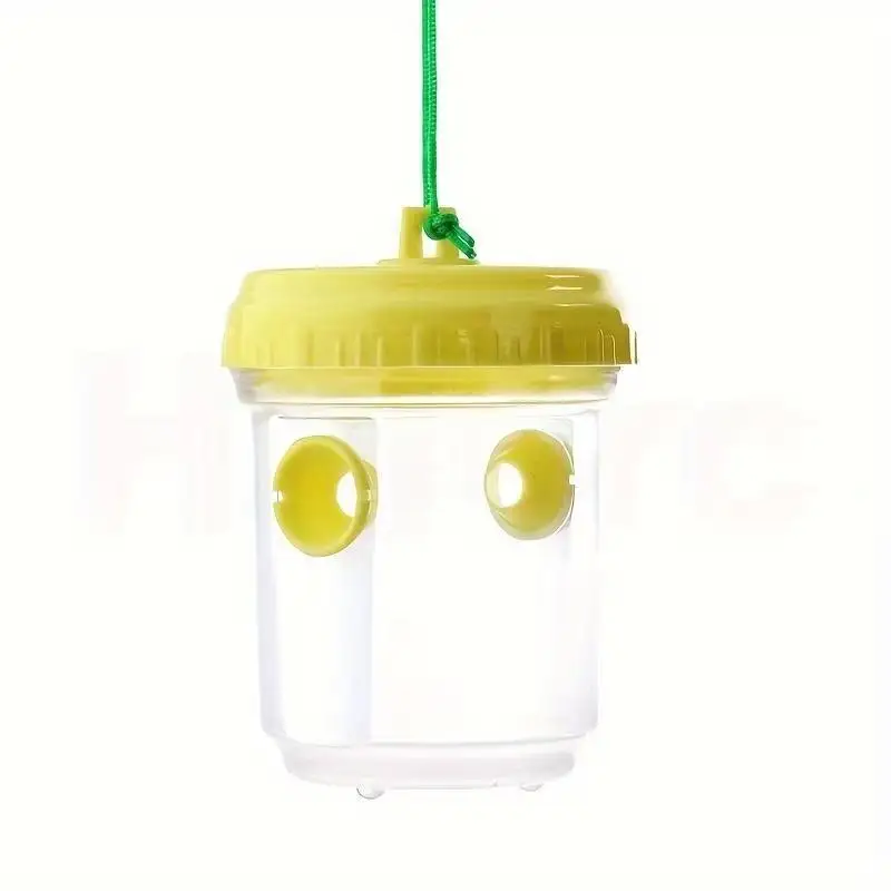 Transparente Kunststoff-Insektenfalle für den Außenbereich mit Deckel – effektiv zur Fangung von Fruchtfliegen und Wespen, transparentes Design für eine einfache Überwachung. – Detail 3