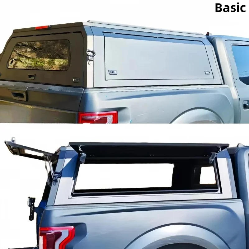 Pickup Topper Tray Camper Shell Aluminium Metal Hardtop Truck Canopy For 0 Model N Hilux Vigo Sports view 2