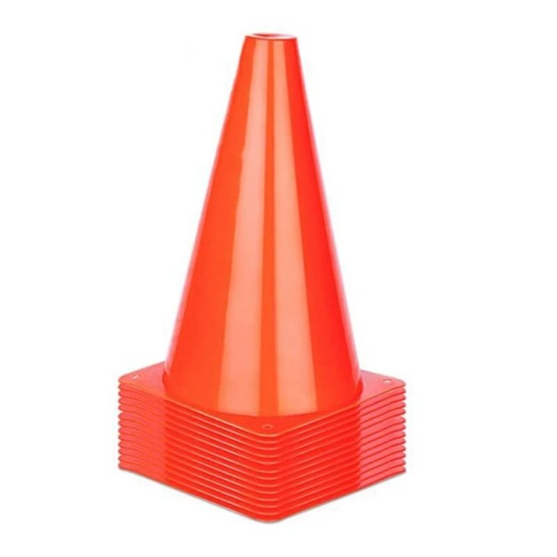 

15Pcs Soccer Training Cones Plastic Cones For Soccer Basketball Training Indoor Outdoor Activities