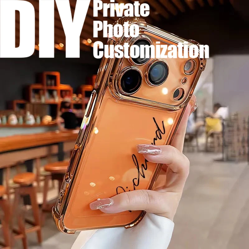 Luxury Customized text Phone Case For Infinix Hot 70 60 60i 40i 30 30i Smart 20 10 Note 50 50s Spark Go Slim 2024 2025 Pro Plus - view 2