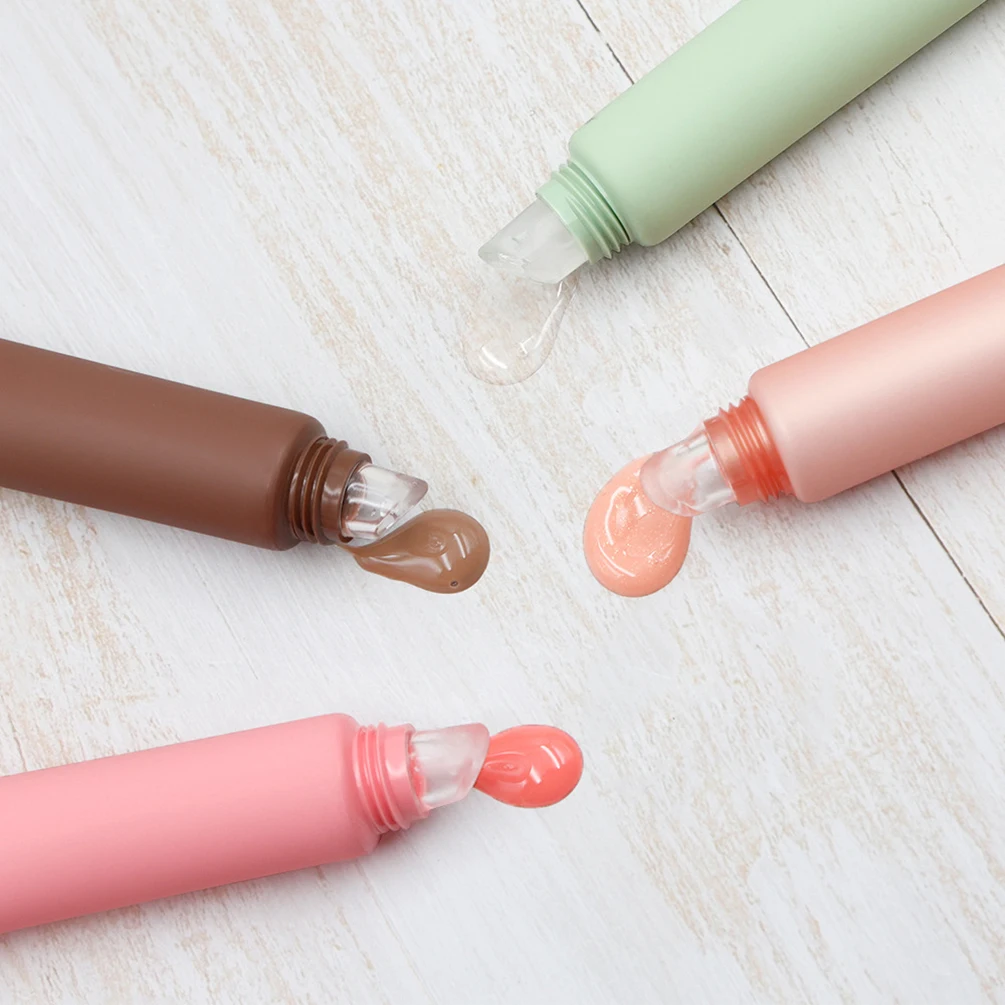 Logo personalizzato 4 colori balsamo per labbra idratante etichetta privata all'ingrosso 15g idratante a lunga durata logo personalizzato trucco cruelty free