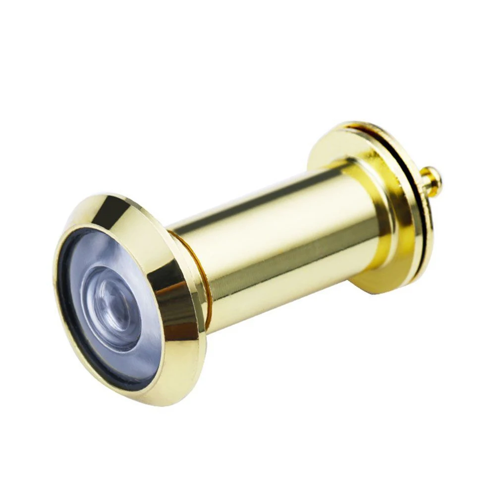 High Quality New Door Viewer Door Peephole With Privacy Cover Zinc Alloy Adjustable Glass Lens Furniture Hardware