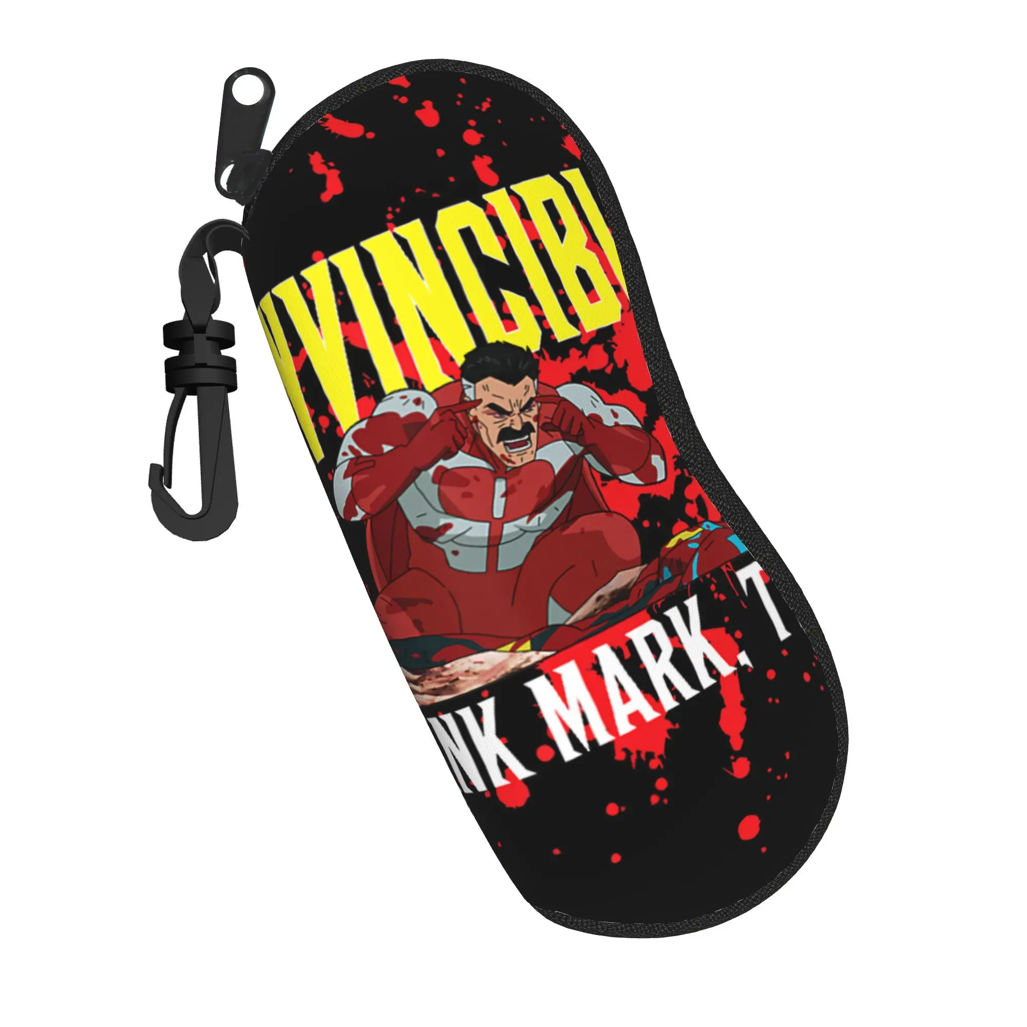Invincible Animated Think Mark Glasses Case Men Women Convenient Zipper  Sunglasses Storage Box Sunglasses Box