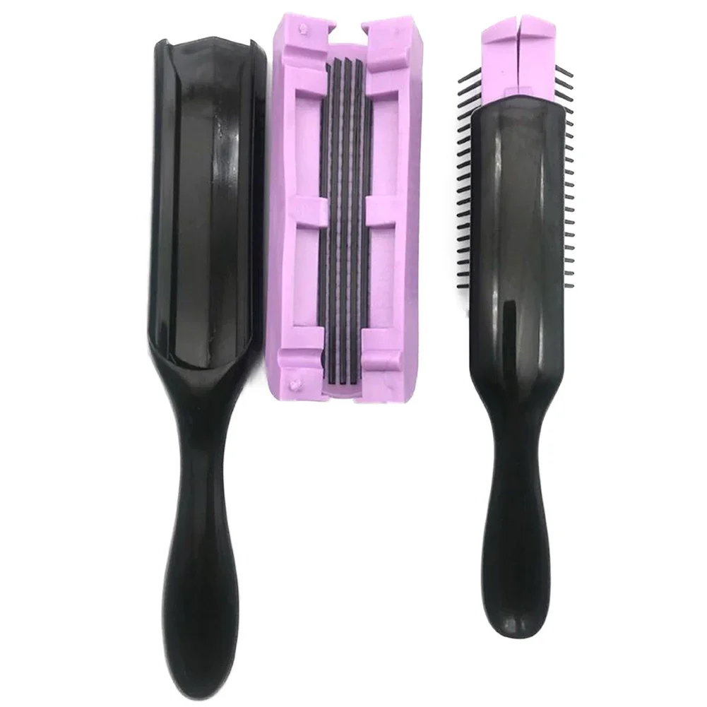 1PC 9 Rows Combs Hair Styling Brush Detangle Hairbrush Salon Hairdressing Straight Curly Hair Comb Women Wet Dry Hair Brush