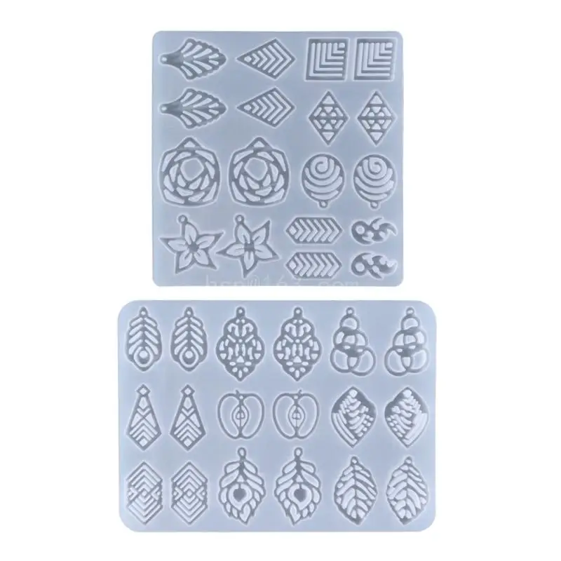 

Flower-shaped Earring Silicone Mold is Suitable for Resin Epoxy Resin Diy Craft Earrings Pendant Earrings Jewelry Making