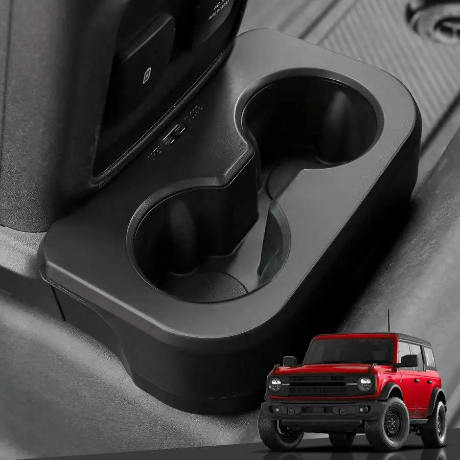 

Обновленный съемный задний двойной подстаканник для Ford Bronco 2021 2022 2023 2024 2 4-дверные аксессуары Bronco, не для 2025 года