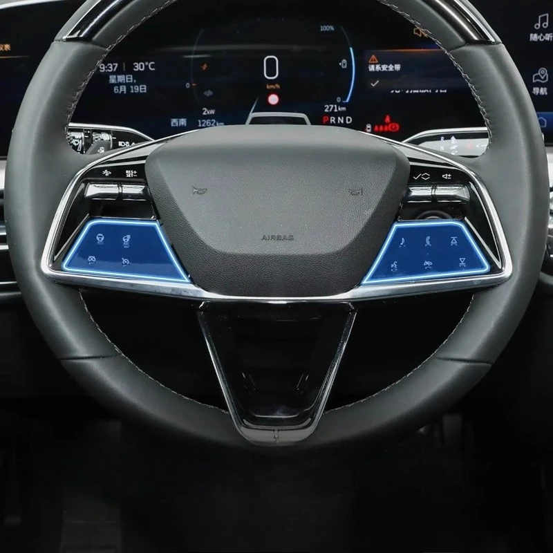 For Cadillac XT4/CT4/CT5/GT4/LYRIQ 22-2024 Air Conditioning Screen Steering Wheel Button Protector Car Accessories Anti-scratch