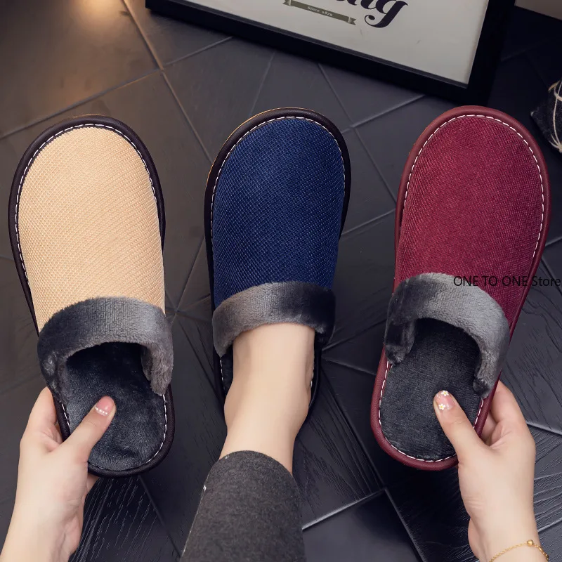 

Оптовая продажа, осенние и зимние хлопковые тапочки, женские зимние домашние плюшевые домашние домашние хлопковые тапочки для пар, мужская зимняя обувь для отдыха