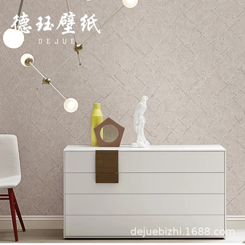 Modern Minimalist Solid Color Distressed Texture Wallpaper Non Self Adhesive Nordic Style Living Room Bedroom Wall Decor Home Us