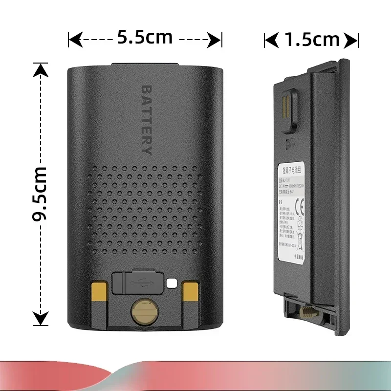For Baofeng UV-17 Pro Battery DC 7.4V 13.32Wh Original BL-17UV Rechargeable UV-17L UV-17 Plus V1 V2 Battery UV-17 Max Bateria