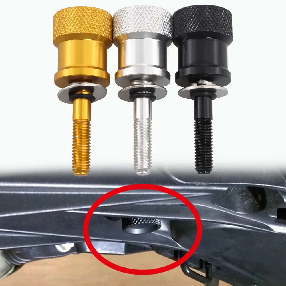 

Motorcycle Aluminum Rear Fender Passenger Seat Bolt Screw Removal Tool-less Quick Release For BMW R Nine T R9T RNINET 2014-2020