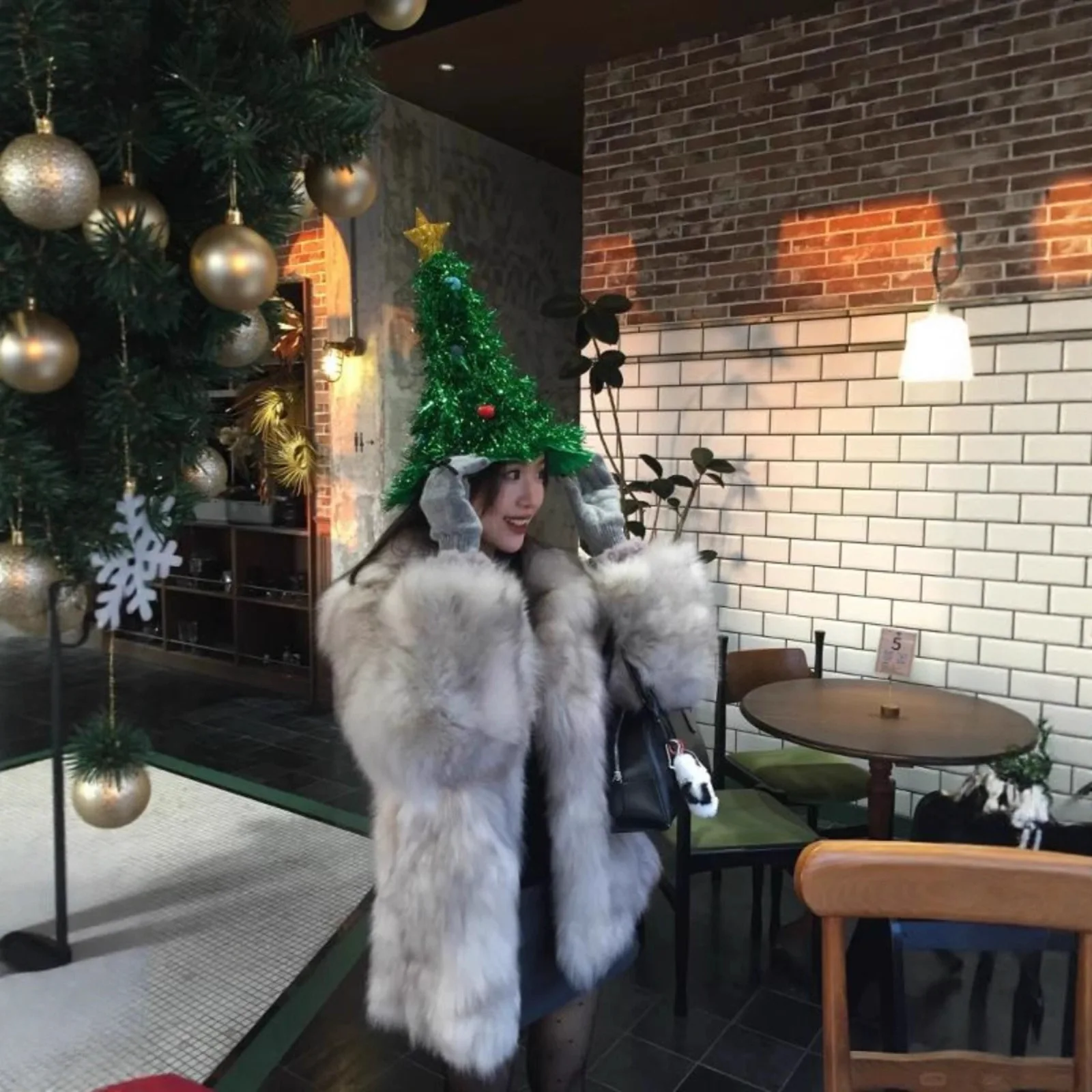 KIDCRKJ, abrigo de piel sintética de zorro para mujer, chaqueta de piel de visón holgada con cuello entallado gris para mujer, abrigo de piel ecológico minimalista Chic para mujer