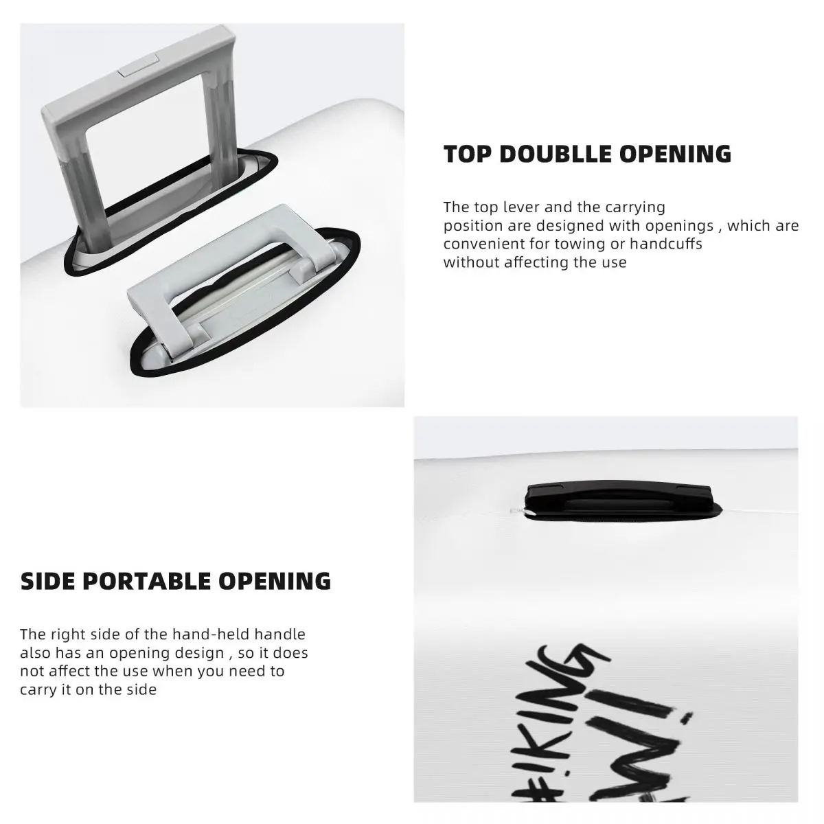 مخصص لها F # !king RAW! غطاء الأمتعة أزياء المشاهير البريطاني الشيف جوردون رامسي ميمي أغطية حماية الحقيبة #4