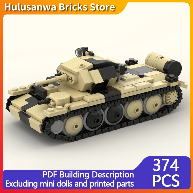 

Crusader Mk.1 WW2 Military Tanks Model MOC Building Bricks War Equipment Modular Technology Gifts Holiday Assemble Children Toys