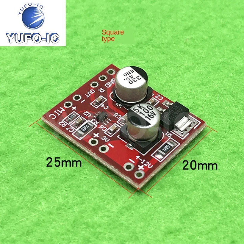 Free Ship 1PCS Electret Microphone Microphone Amplifier Board Uses Max9812l Electret Special Chip