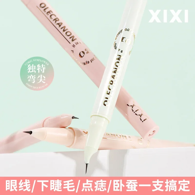 Xixi ink control focus punta curva eyeliner ciglia sottili impermeabili senza sbavature fino a aegyo sal eyeliner pen