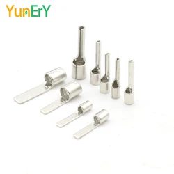 100PCS 1/2/5mm² PCB Connector Crimping Terminals Pin Type Chip Type Terminal Block Brass Tin Plated Terminal Block 22-10 AWG