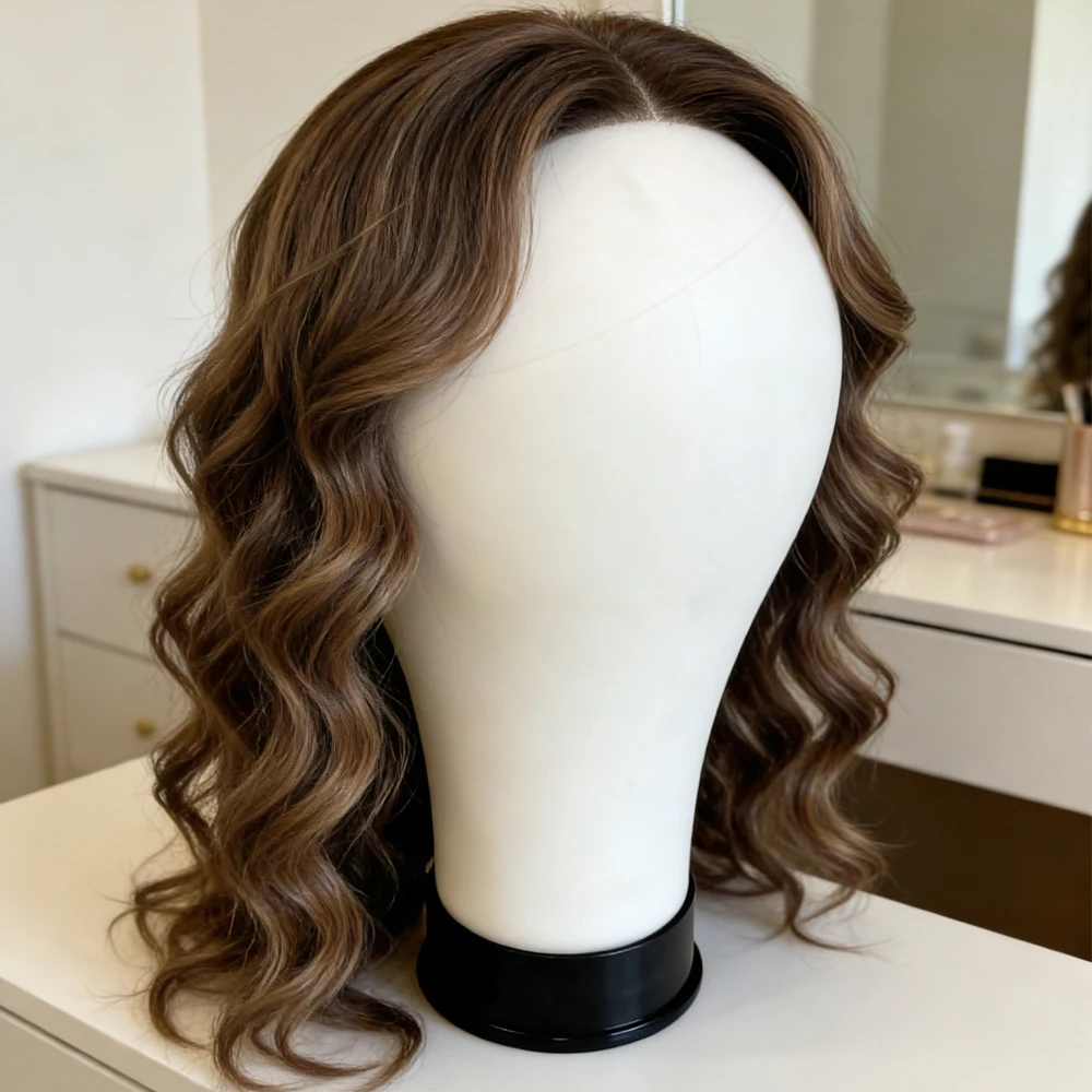 21 inch silicone wig Mannequin Head Without Hair For Making Wig Stand and Hat Display Cosmetology  Training Head mannequin head