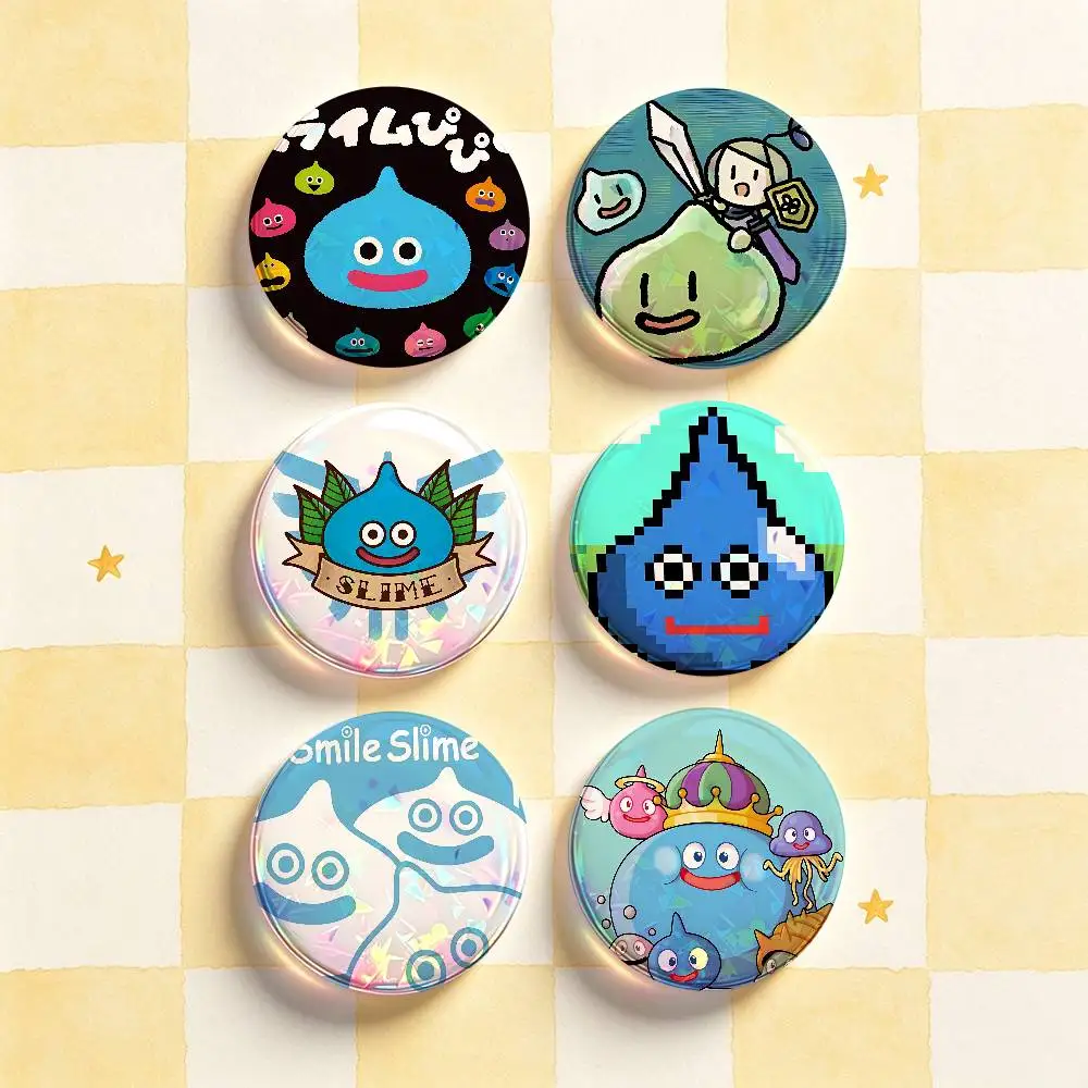 D-Dragon Quest Slime Badges Round Nijigen Otaku Culture IP peripheral products 58mm 44mm 32mm 75mm 25mm Mini