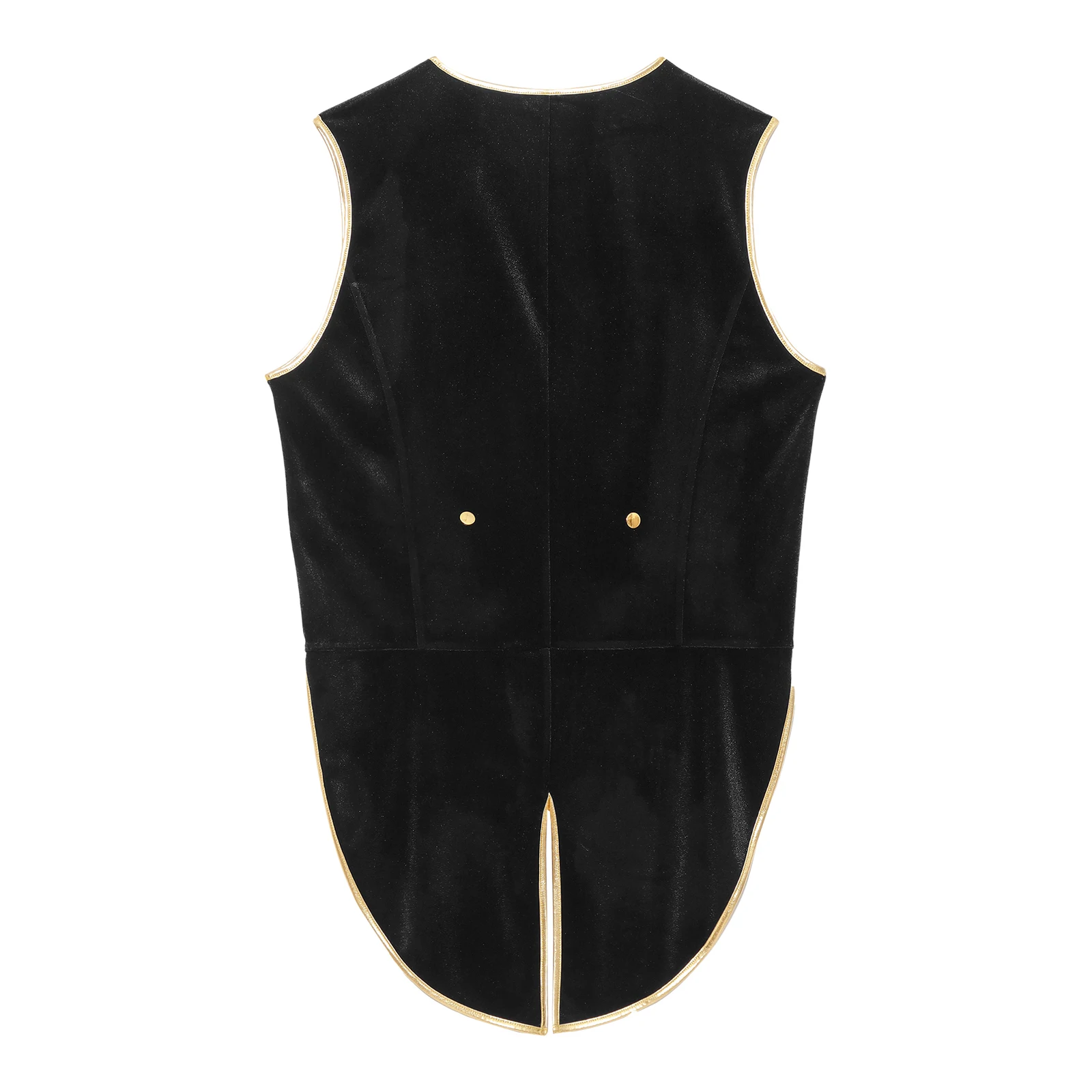 Men Halloween Carnival Medieval Renaissance Vintage Vest Tailcoat Steampunk Victorian Velvet Tuxedo Waistcoat Vampire Costume