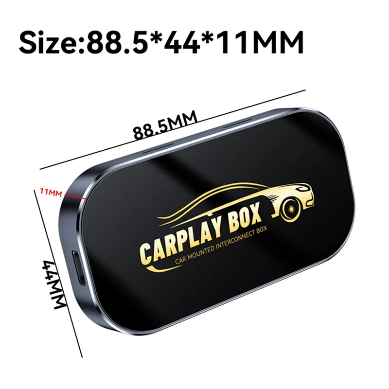 

Smart 3In1 Carplay AI Box 2+32G Wireless Adapter Runs Android 13 For Carplay And Android Auto, No GPS, Includes Bluetooth