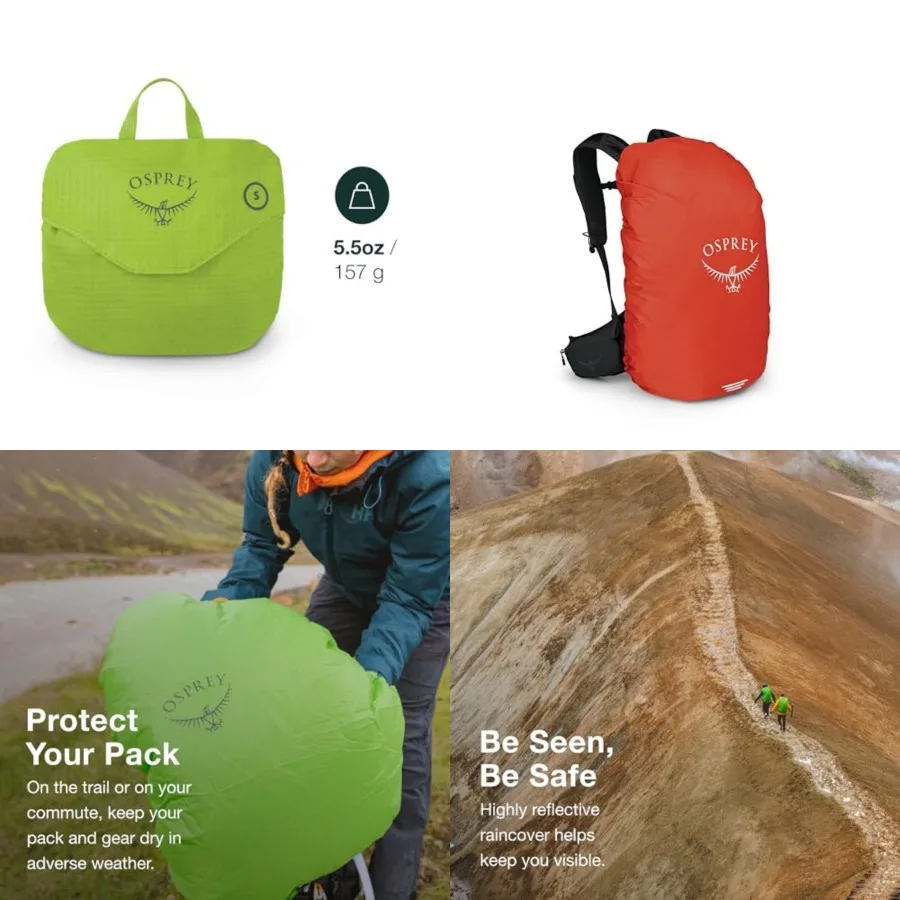 

Hivis Reflective Commuter Bag Raincover