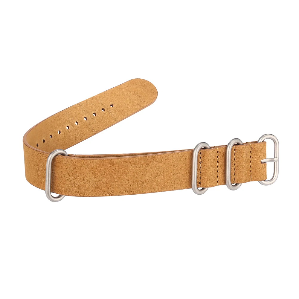 Imagem -05 - Boderry-wide Couro Strap Fivela de Ouro Adequado para Todos os Relógios com 22 mm Lug Largura