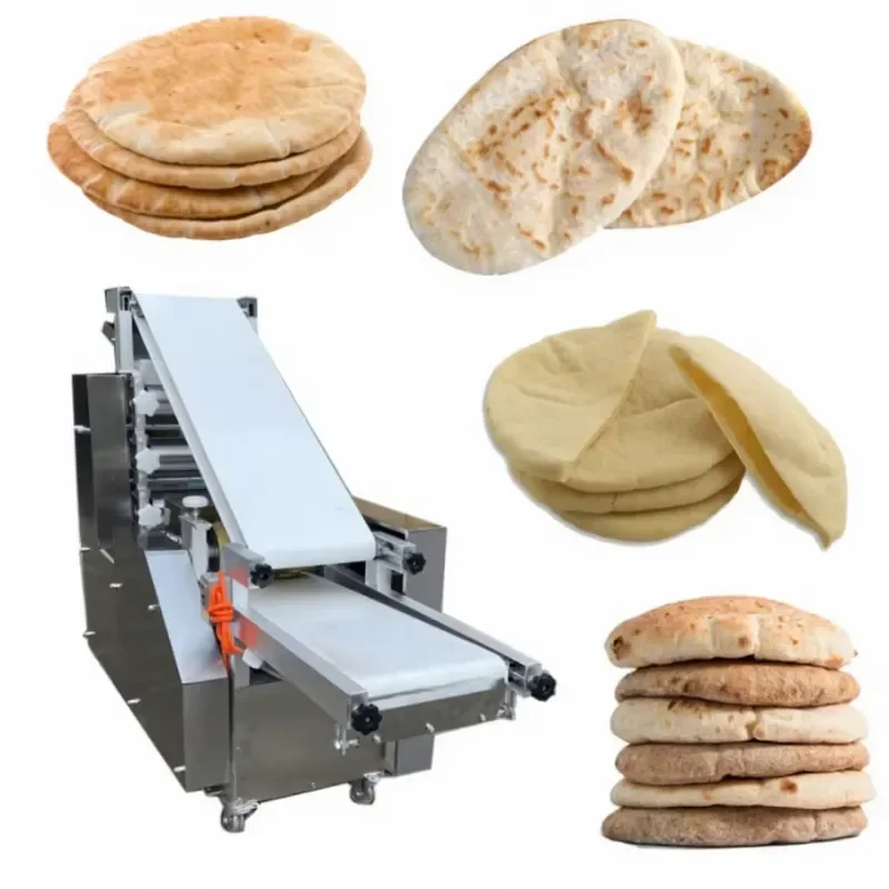 5-40cm Fully Automatic Tortilla Chapati Making Machine Arabic Pita Bread Machine Paratha Roti Maker Flat Bread