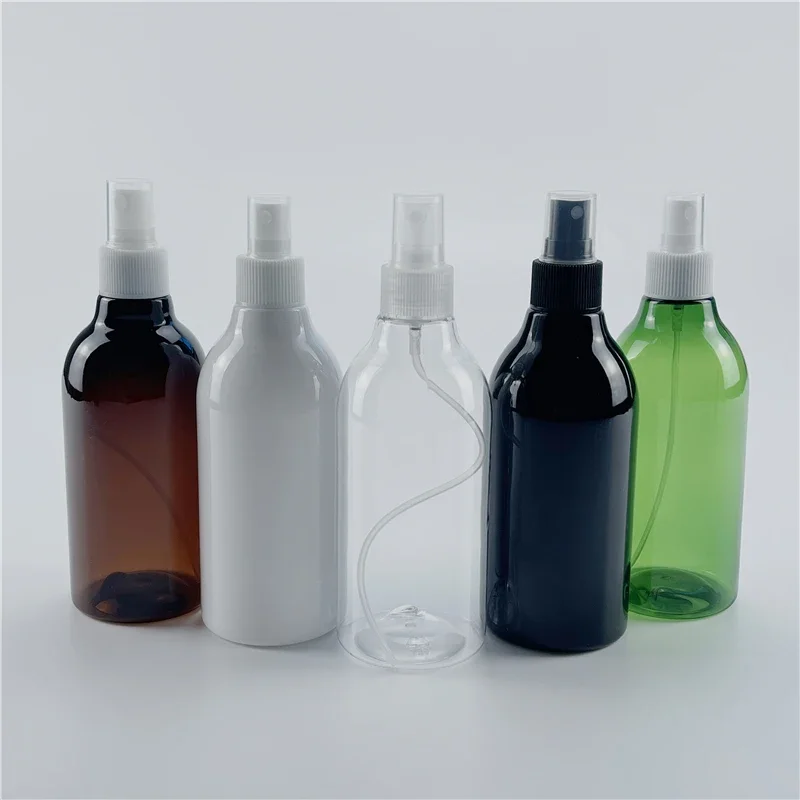 

300ml x 20 Black White Empty Fine Mist Spray Bottles Replenishing Water Spray Container Refillable Perfume Disinfection Atomizer