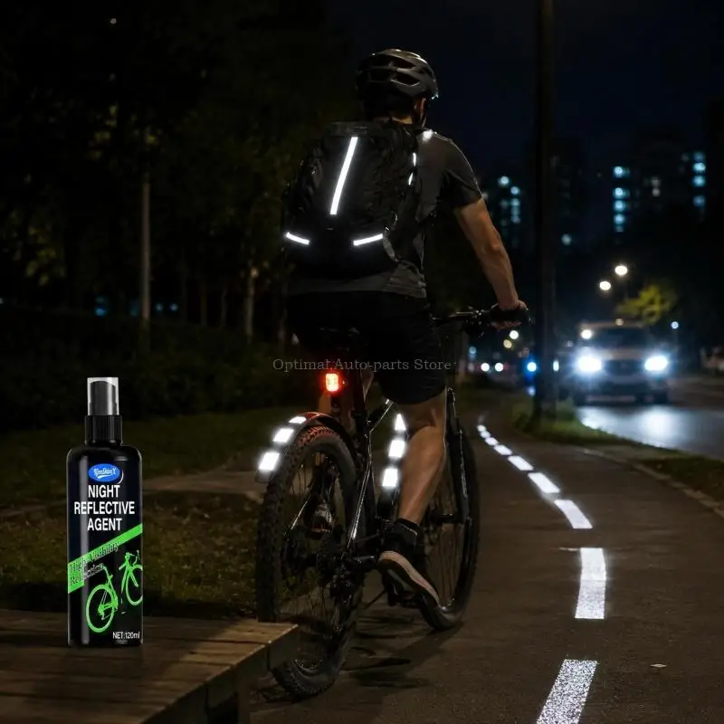  Light-Reflective Sprayer Paint Coating 120ml for Targeted Application to Gear, Outdoor Items, and Accessories
