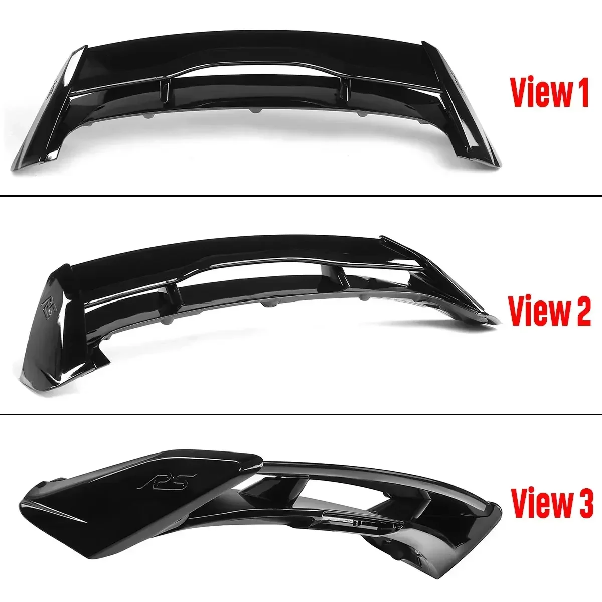 High Quality Rear Trunk Spoiler Lip Boot Wing Lip For Ford Focus Hatchback 2013-2018 RS Style Rear Wing Lip Extension Body Kit