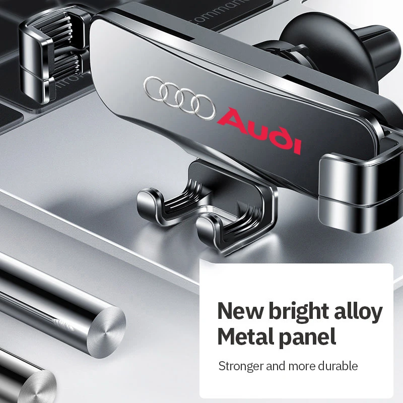 

2025 Car Air Vent Outlet Phone Holder for Audi A3 A4 B8 8P B9 8V B6 A5 B7 A1 A6 C6 Q3 Q5 C7 8I kuga A7 TT Q7 S3 Auto Accessories