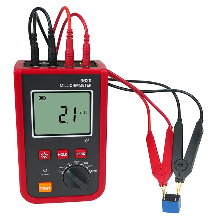 2024 Hot Sales Dc Low Value Digital Earth Resistance Tester Earth Clamp Tester Milliohmmeter