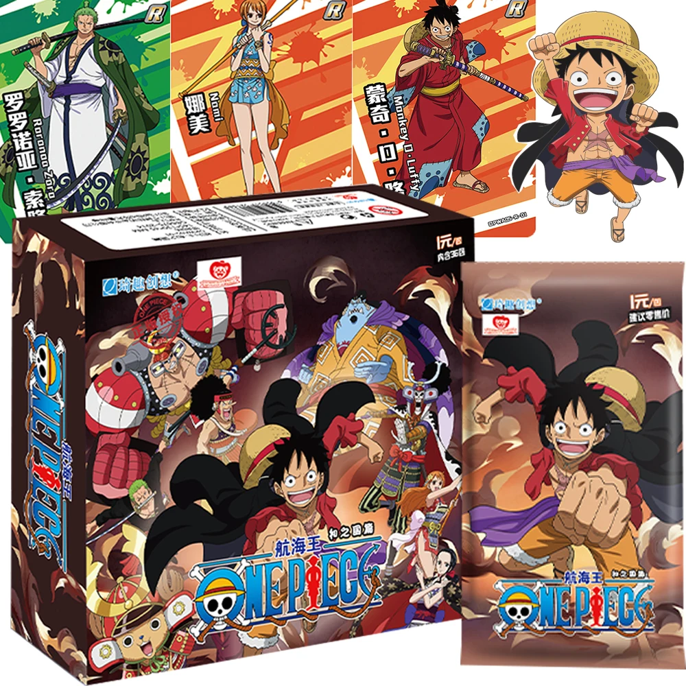 

One Piece Collection Cards Anime Protagonist Straw Hat Group Luffy Nami Sanji Colorful SER Character Portrait Cards Kid Toy Gift