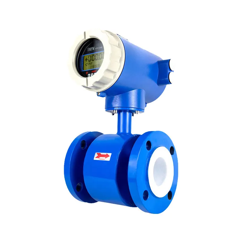 Intelligent electromagnetic sewage flowmeter, mud electroplating wastewater flowmeter fire flowmeter