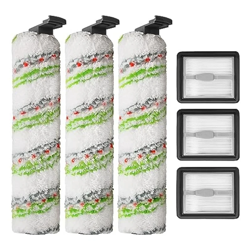 브러시 롤러 필터 키트, Bissell X7 Crosswave Pet Pro 3279 3277 3011 3055 다중 표면 올인원 습식 건식 진공