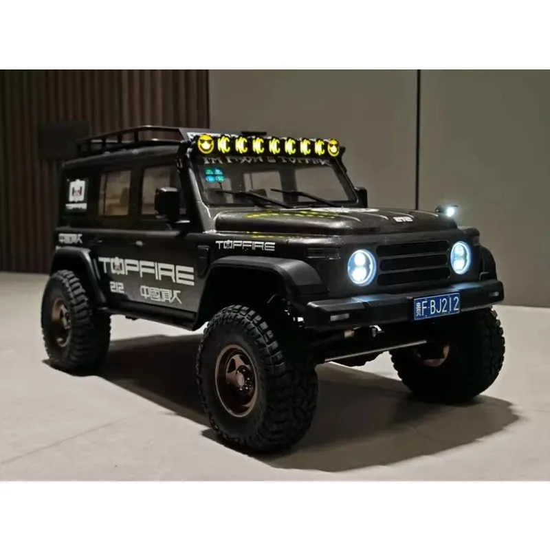 High Brightness KC Style LED Light Bar for YK4084 1/8 RC Crawler Roof Spotlights with Aluminum Base Plate Easy Installation