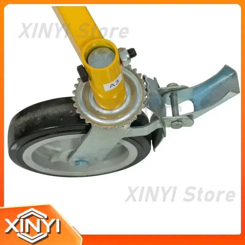 for H405 Heavy Duty Four Wheel Pipe Bracket Max Load 1000KG Support Pipe Size 40 Inches