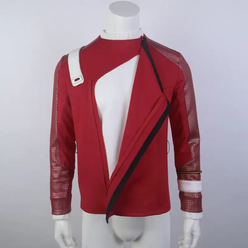 Star for Strange New Worlds Treks Cosplay Captain Pike MM Jackets Undershirts Starfleet Uniforms Men's Tops Coat