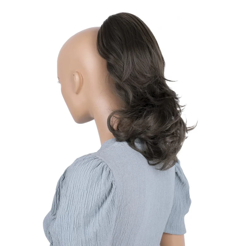 

Волнистый хвост на клипсе — термостойкое синтетическое наращивание волос с зажимами-бабочками