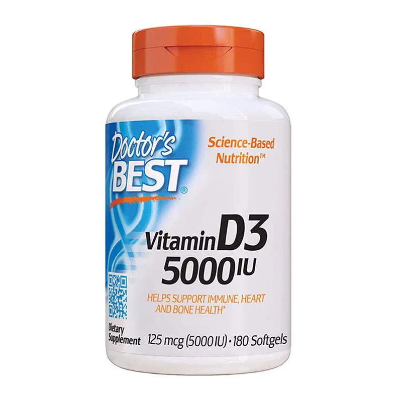 Vitamin D3 VitaminD3 VD 5000IU 180 soft capsules