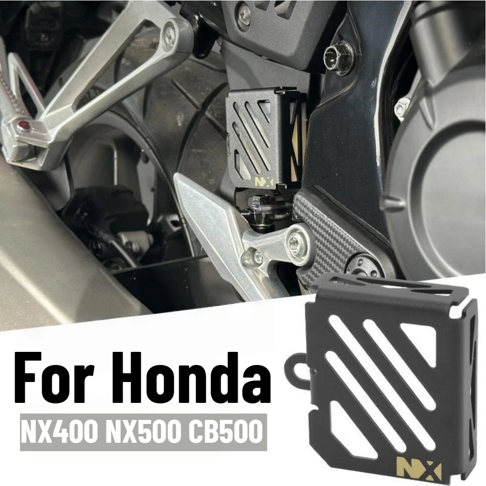 Para Honda NX400 NX500 CB500 Hornet: Tampa Traseira Protetora do Cilindro Mestre da Bomba de Freio e Reservatório de Fluido/Óleo - CB 400X 500F 500X CBR 400R 500R