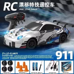 Upgrade Gyro Mini Toys 4WD 1/43 RC Speed Car RTR 2.4G Radio Control Four-wheel Racing Drifting Car Drive High Speed Model Gifts